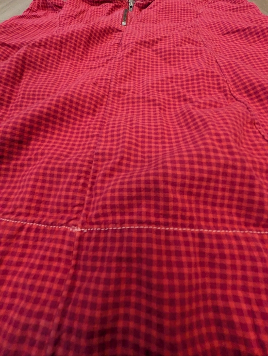 Free People Arlo Red Plaid Set Button Blouse And Mini Dress Size S - Picture 14 of 14